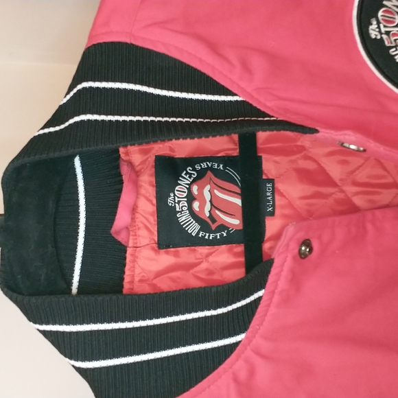 Bravado - 2012 - The Rolling Stones GRRR! Fifty Years Music Bomber Jacket XL Red - Picture 9 of 9